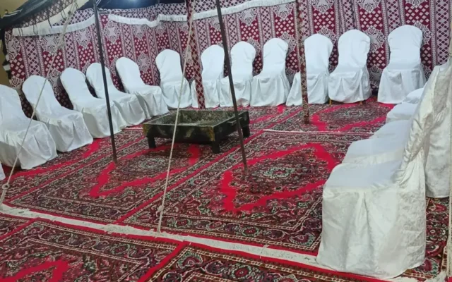 تسكيرة وجلسات ضيافة للمناسبات