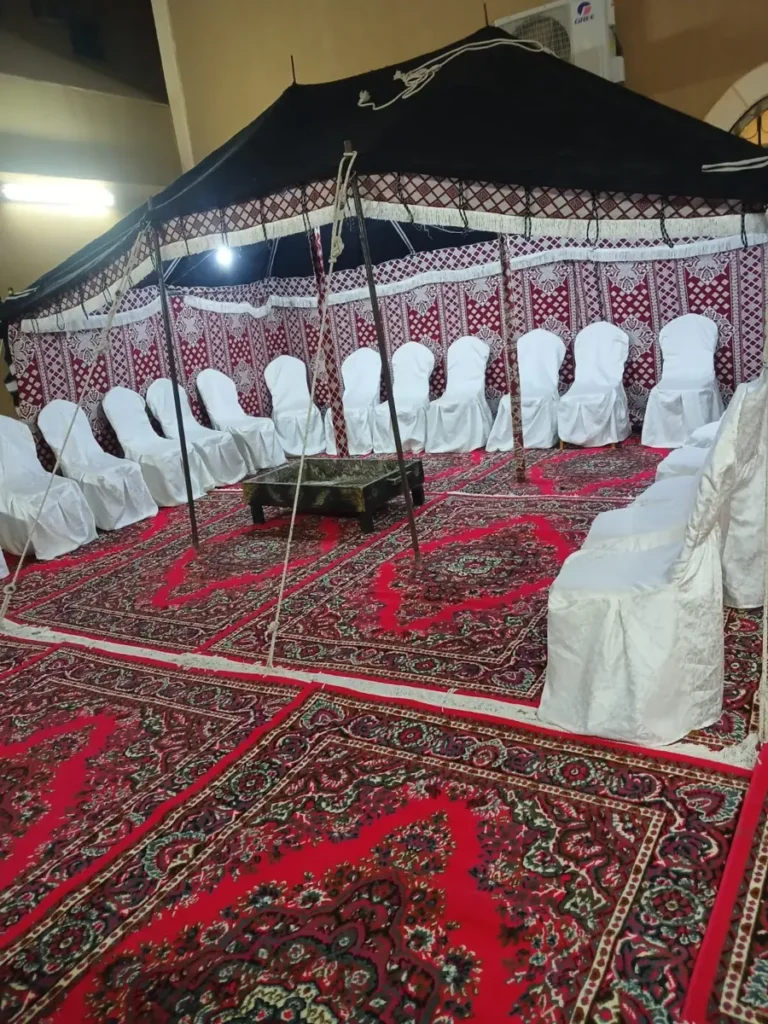 تسكيرة وجلسات ضيافة للمناسبات
