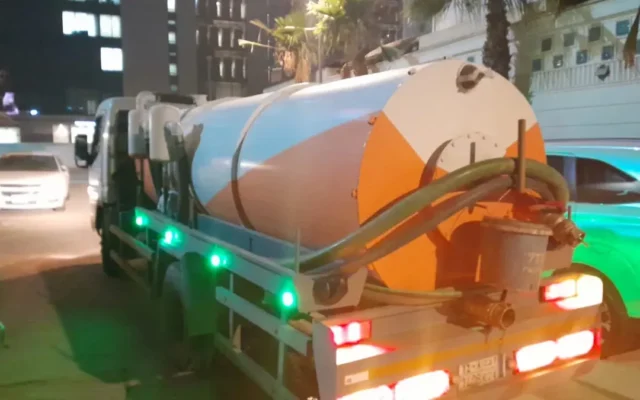 فحص ماسورة صرف بالكاميرا